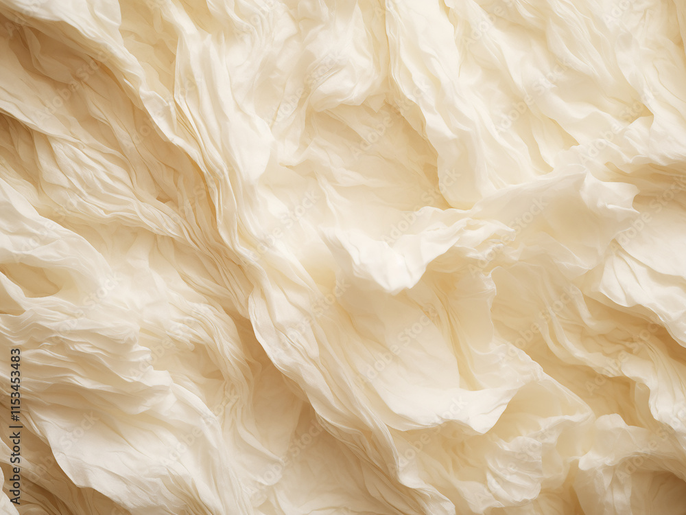 Obraz premium Closeup of handmade mulberry paper showing natural texture and fibers