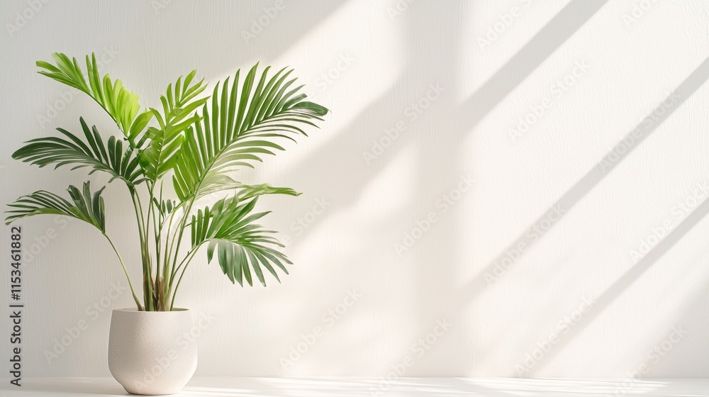 Minimalist white vase decor with natural light Minimalist white vase decor with natural light