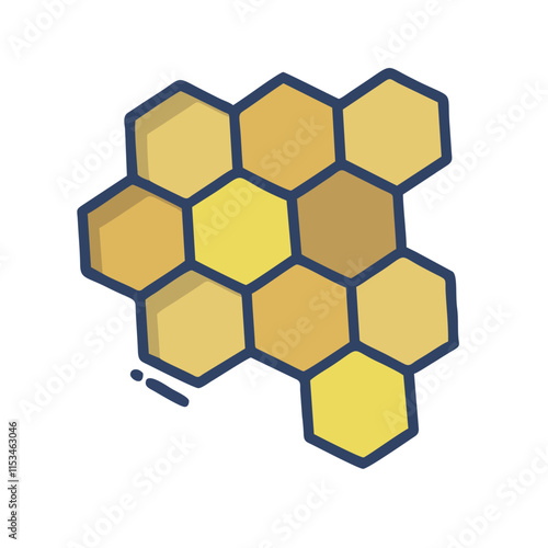 background with honeycombs