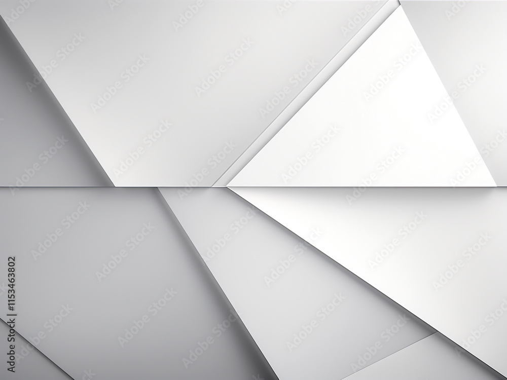 White and gray abstract background with triangles and geometric shapes layered with texture White and gray abstract background with triangles and geometric shapes layered with texture