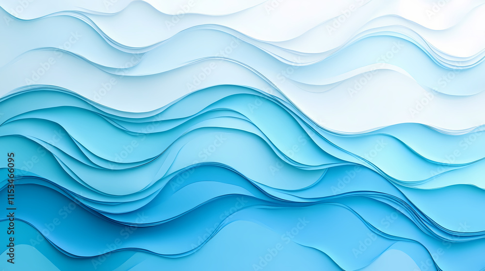 Textured paper with gradient from light to bright blue. hand drawn background. Ombre. Illustration Textured paper with gradient from light to bright blue. hand drawn background. Ombre. Illustration