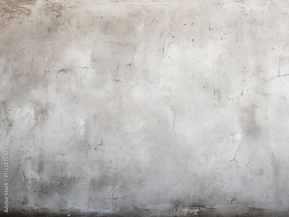 Obraz premium Fresh concrete wall texture on construction site with gray plastered cement surface