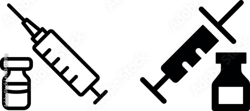 "Vaccination Icon - Health and Immunization Symbol"