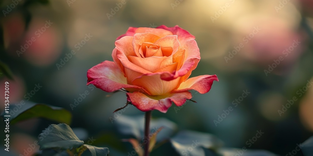 Vibrant red rose flower with hints of peach color, showcasing the stunning beauty of the rose flower in a captivating blend of red and peach tones, perfect for nature enthusiasts and floral lovers. Vibrant red rose flower with hints of peach color, showcasing the stunning beauty of the rose flower in a captivating blend of red and peach tones, perfect for nature enthusiasts and floral lovers.