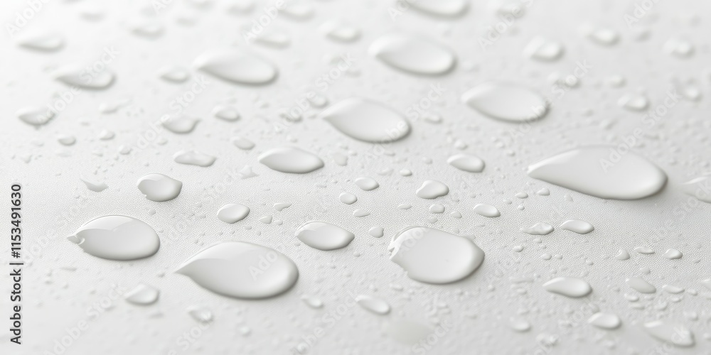 Background texture featuring fresh water drops on a white background, highlighting the intricate design created by fresh water droplets on a clean surface for enhanced visual appeal. Background texture featuring fresh water drops on a white background, highlighting the intricate design created by fresh water droplets on a clean surface for enhanced visual appeal.