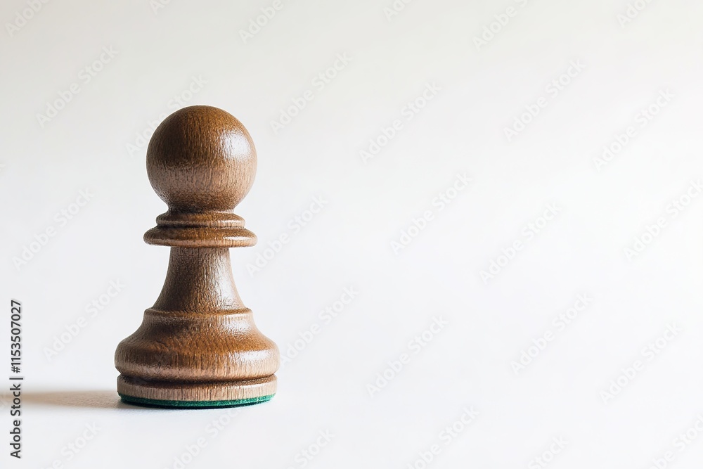 minimalistic stock photo of chess pawn on white background focus on piece with plenty of copy space surrounding it minimalistic stock photo of chess pawn on white background focus on piece with plenty of copy space surrounding it