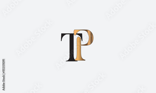 TP, PT, P, T Abstract Letters Logo Monogram	 photo