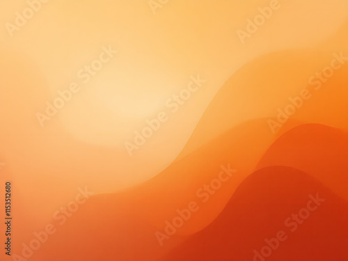Dynamic abstract waves in warm orange and red hues, flowing smoothly across the image