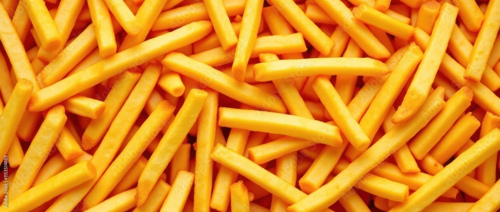 Crispy French Fries Seamless Pattern in Vibrant Golden Hues Crispy French Fries Seamless Pattern in Vibrant Golden Hues