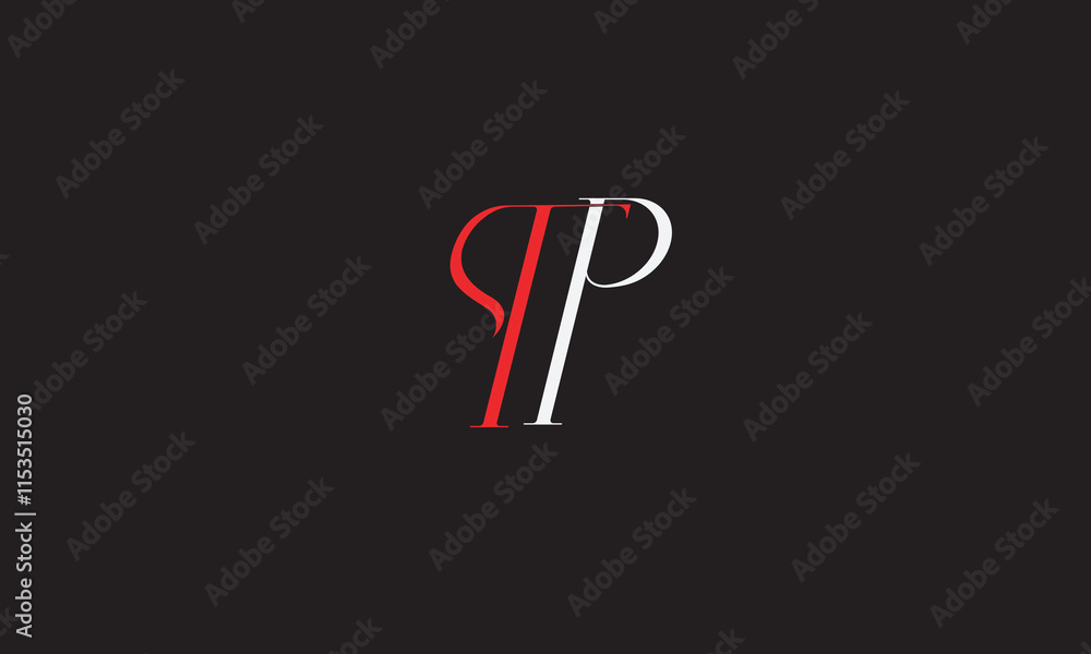 TP, PT, P, T Abstract Letters Logo Monogram TP, PT, P, T Abstract Letters Logo Monogram