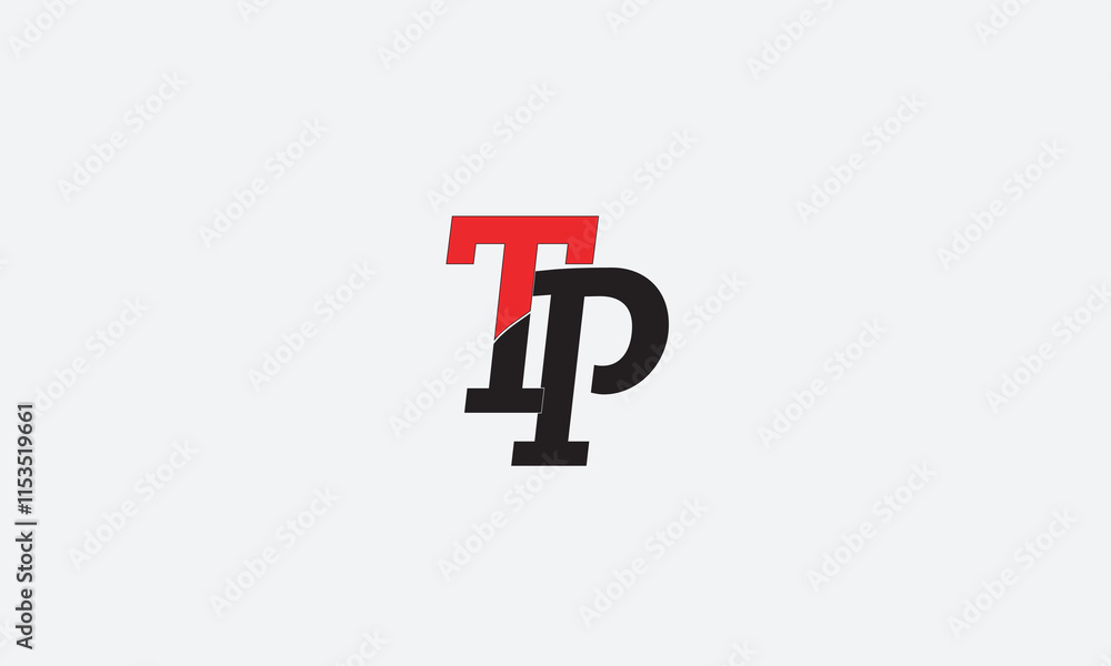 TP, PT, P, T Abstract Letters Logo Monogram TP, PT, P, T Abstract Letters Logo Monogram