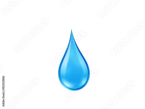 water drop isolated on white. Water drop on PNG backgroun