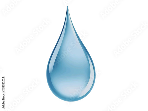 water drop isolated on white. Water drop on PNG backgroun