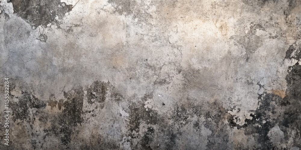 Obraz premium Grunge background featuring an old cement wall texture, showcasing the unique characteristics and details of old cement, perfect for creating a raw, rustic atmosphere with texture.