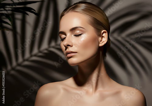 여성 모델 뷰티 화보 화장품 여자 메이크업 얼굴 모델