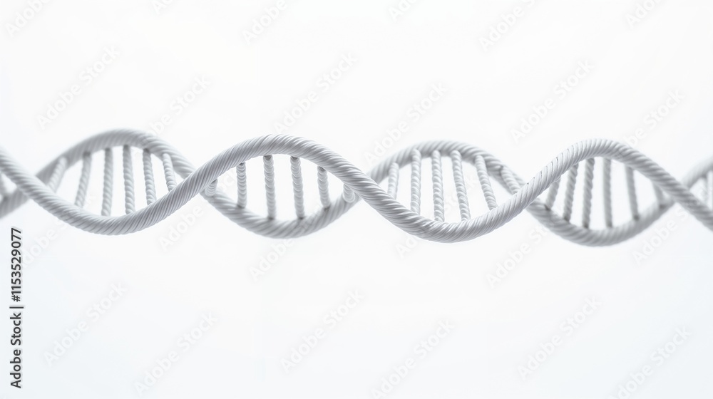 Exploring the structure of DNA with a focus on its double helix form in a minimalistic style Exploring the structure of DNA with a focus on its double helix form in a minimalistic style