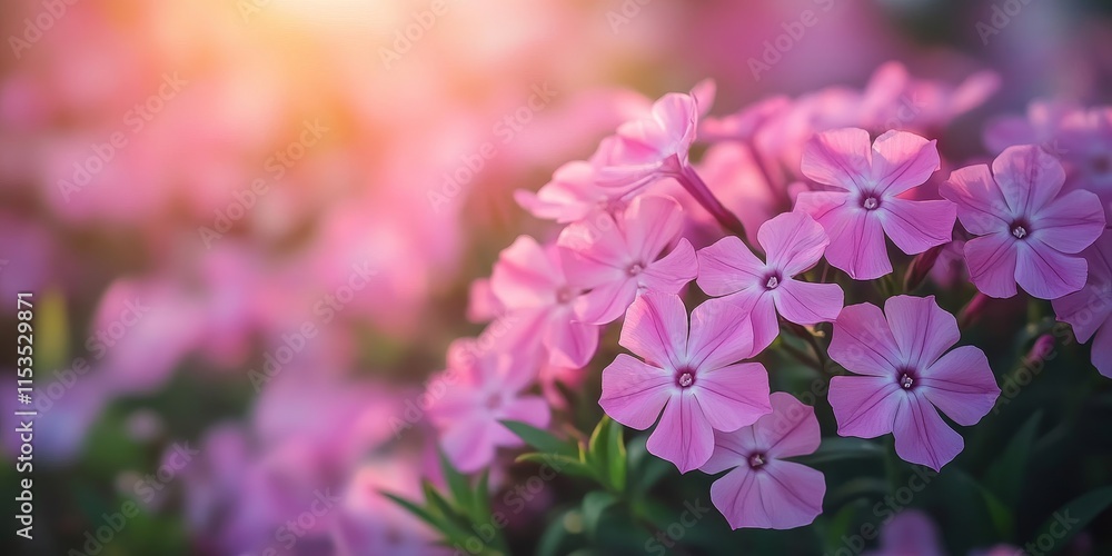 Delicate pink phlox flower blooming in a serene morning garden, showcasing the beauty of pink phlox and the tranquility of nature in early light, emphasizing the charm of pink phlox. Delicate pink phlox flower blooming in a serene morning garden, showcasing the beauty of pink phlox and the tranquility of nature in early light, emphasizing the charm of pink phlox.