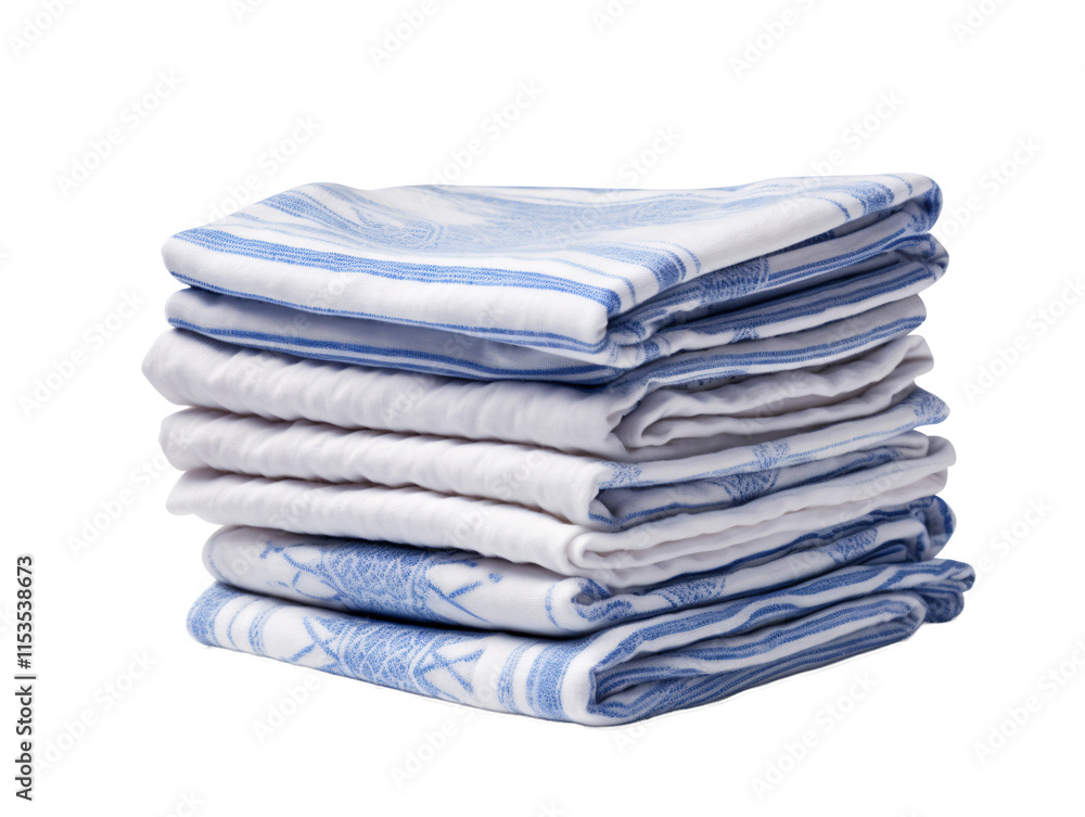 a stack of folded towels a stack of folded towels