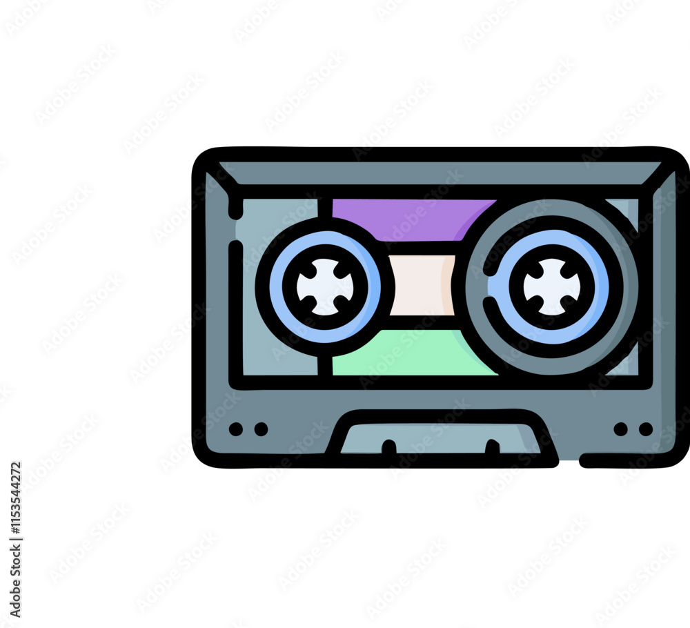 Fototapeta premium audio cassette tape