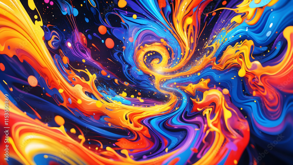 Naklejka premium abstract colorful background making music express as color. Background or graphic resource.