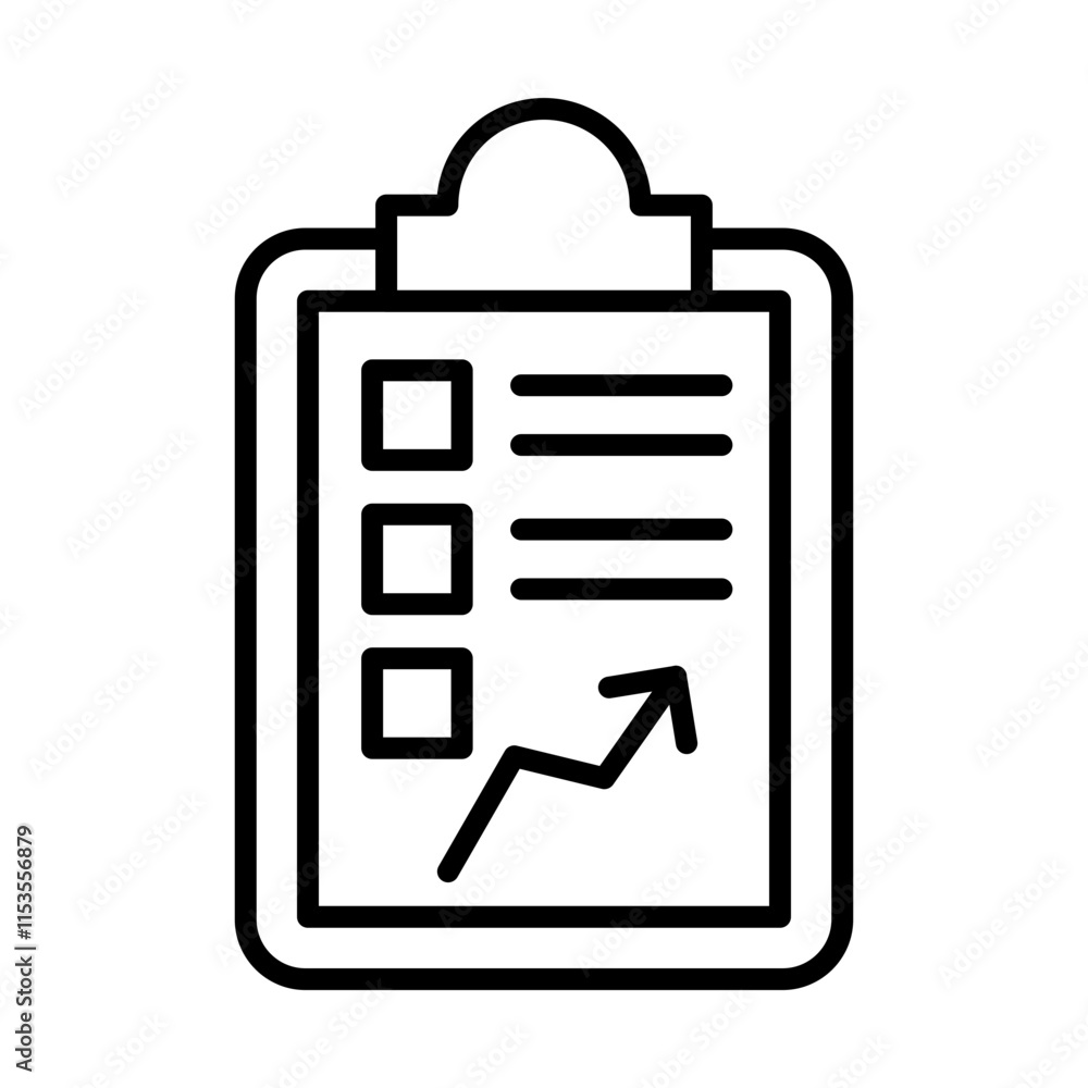 Progress Tracking line icon Progress Tracking line icon