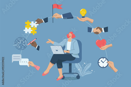 Soft skills, Employees corporate abilities, Personal intelligent features, communication, problem solving, teamwork, leadership, creativity, Negotiation and Persuasion, empathy, time management.