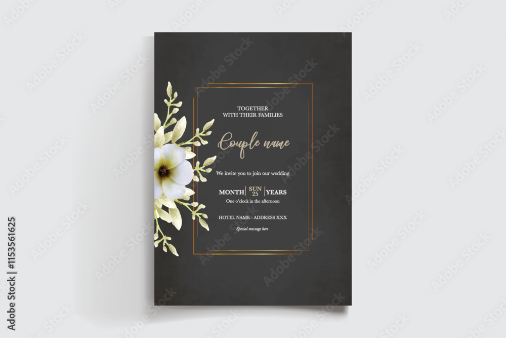 BRIDAL SHOWER FLORAL INVITATION TEMPLATE BRIDAL SHOWER FLORAL INVITATION TEMPLATE