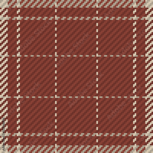 Seamless pattern of scottish tartan plaid. Repeatable background with check fabric texture. Vector backdrop striped textile print.