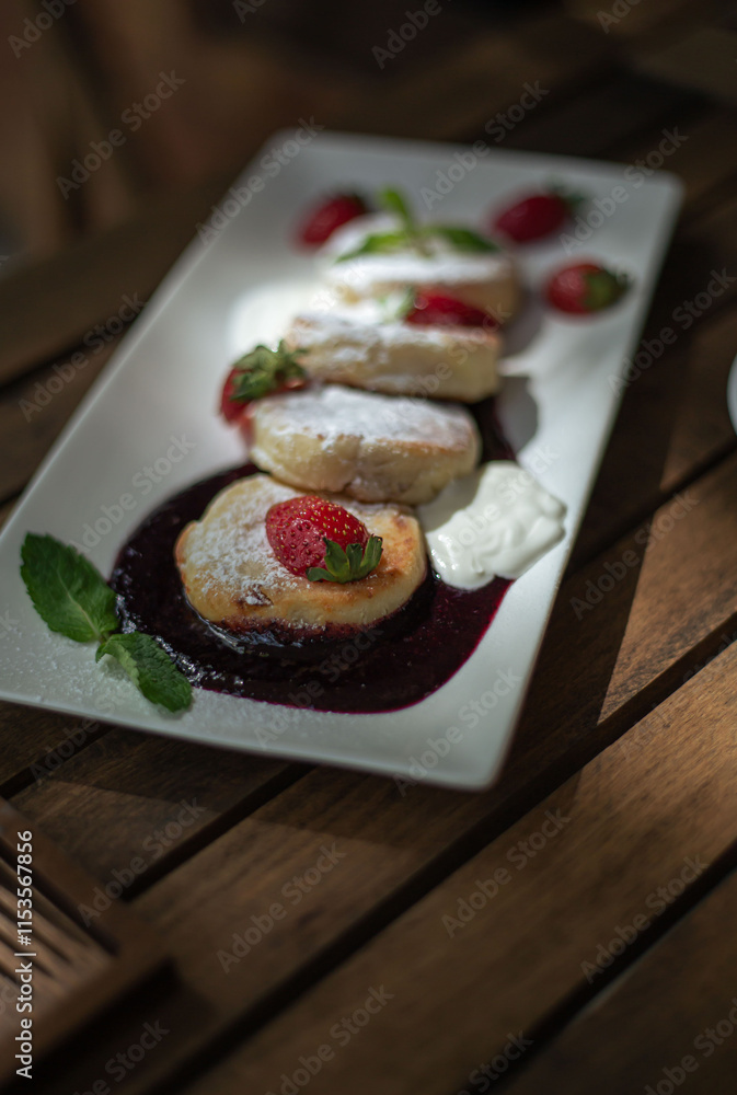 cheese cake breakfast on the summer terrace cheese cake breakfast on the summer terrace