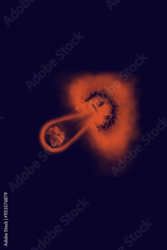 explosion with alpha channel