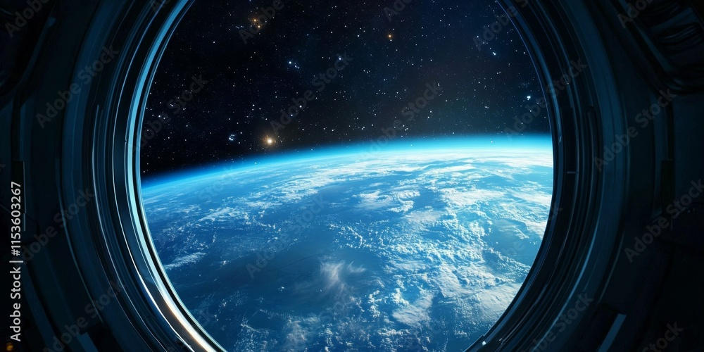 View from a spacecraft window showcasing the breathtaking experience of interstellar travel amidst the vastness of dark deep space, highlighting the wonders of interstellar exploration. View from a spacecraft window showcasing the breathtaking experience of interstellar travel amidst the vastness of dark deep space, highlighting the wonders of interstellar exploration.