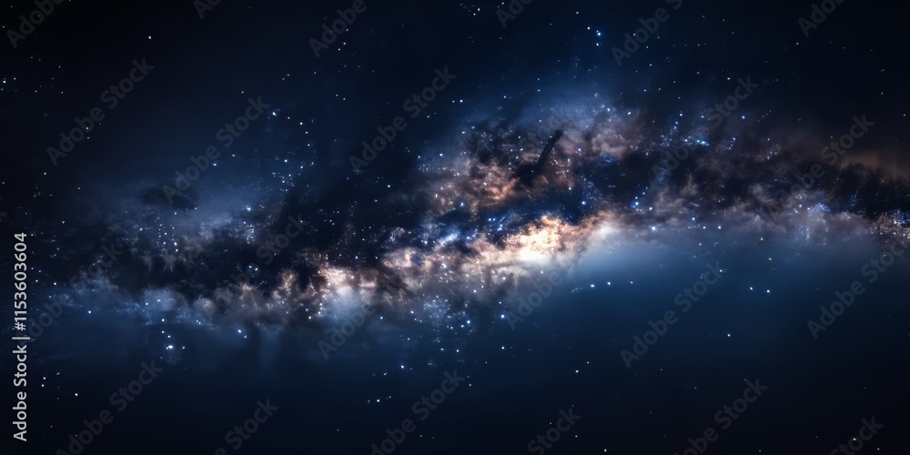 Stunning view of the starry Milky Way illuminating the night sky, showcasing the beauty of the starry Milky Way in the southern hemisphere s vast cosmic landscape. Stunning view of the starry Milky Way illuminating the night sky, showcasing the beauty of the starry Milky Way in the southern hemisphere s vast cosmic landscape.