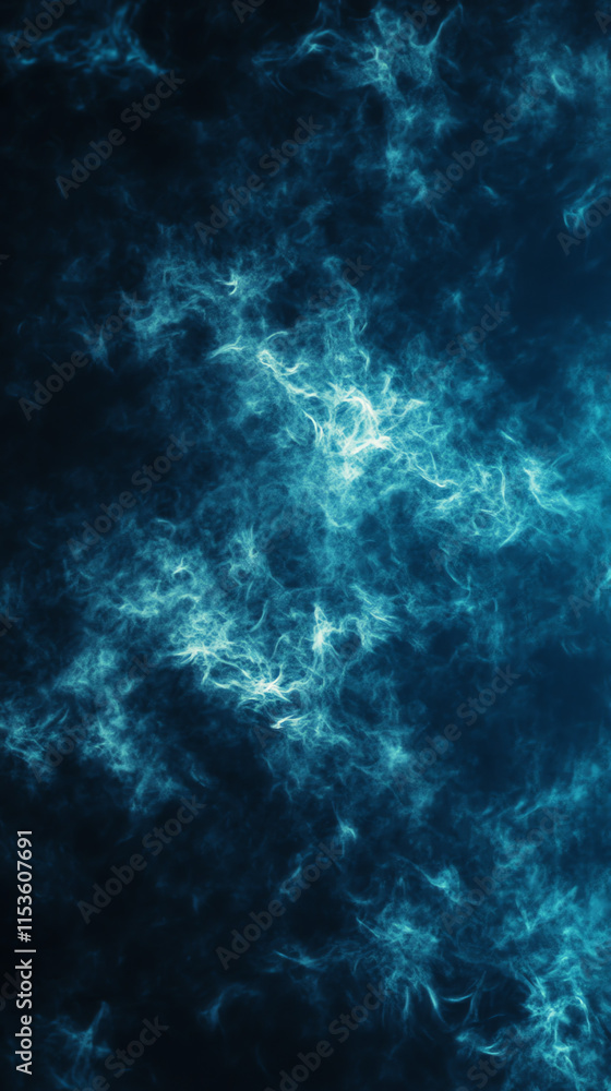 Abstract blue electric storm design with glowing energy sparks Abstract blue electric storm design with glowing energy sparks