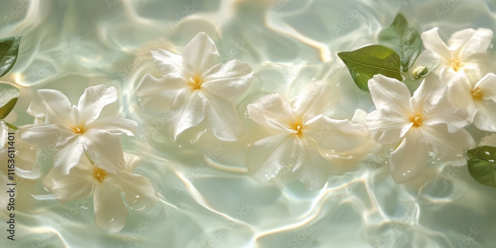 Morning blooms of Water Jasmine create a stunning display, showcasing the delicate beauty of Water Jasmine in nature s light. Experience the enchanting allure of Water Jasmine s vibrant blossoms. Morning blooms of Water Jasmine create a stunning display, showcasing the delicate beauty of Water Jasmine in nature s light. Experience the enchanting allure of Water Jasmine s vibrant blossoms.