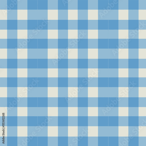 Seamless pattern of plaid. check fabric texture. striped textile print. Checkered gingham fabric seamless pattern