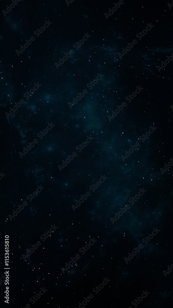 Fototapeta premium Starry night sky. Milky Way. Blue, black and white colors. Bright stars shine in the sky. Shooting the sky at night.
