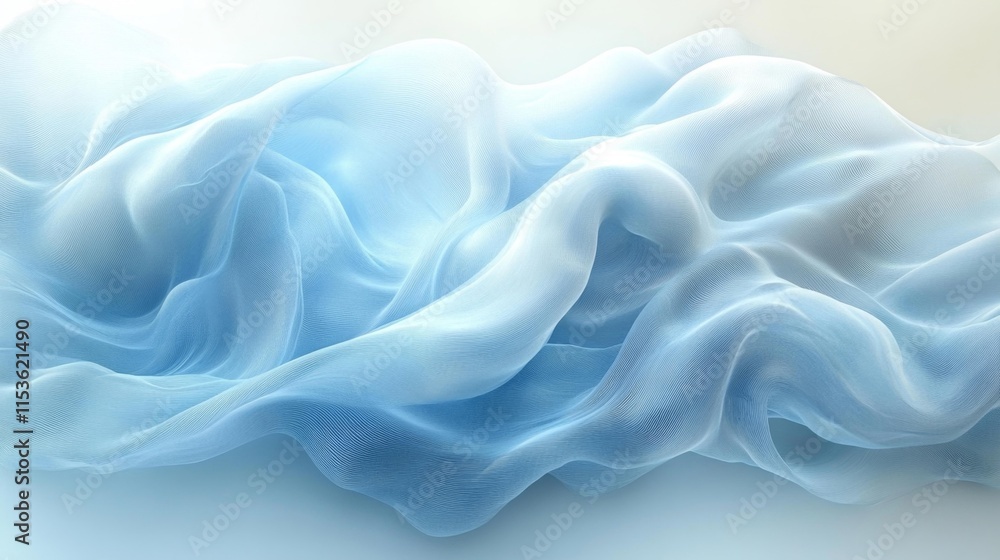 Obraz premium Elegant Abstract Wave Design. Generative AI