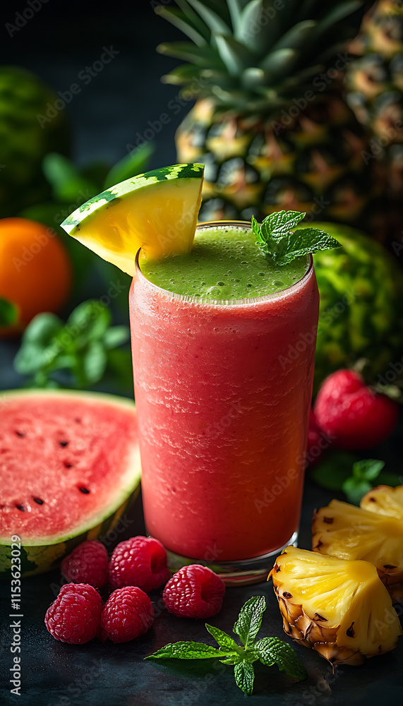 A vibrant assortment of metabolism-boosting drinks, featuring green tea, a refreshing watermelon smoothie, and a tropical pineapple shake. Perfect for promoting health and wellness.
A vibrant assortment of metabolism-boosting drinks, featuring green tea, a refreshing watermelon smoothie, and a tropical pineapple shake. Perfect for promoting health and wellness.