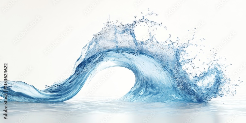 One unique letter represented by a water wave, showcasing the beauty of nature and the fluidity of design in a captivating wave like form. Perfect for exploring artistic interpretations of letters and One unique letter represented by a water wave, showcasing the beauty of nature and the fluidity of design in a captivating wave like form. Perfect for exploring artistic interpretations of letters and