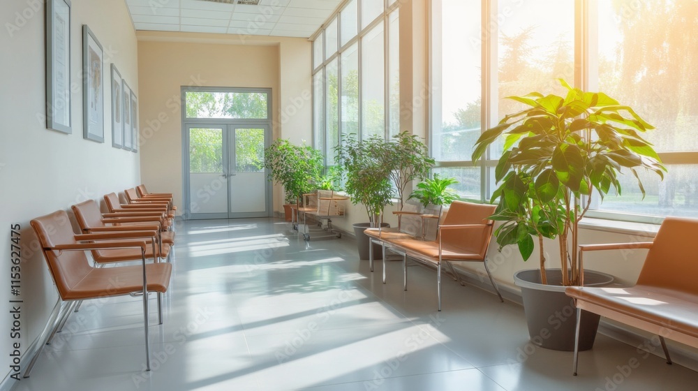 Fototapeta premium Modern Healthcare Setting with Natural Light