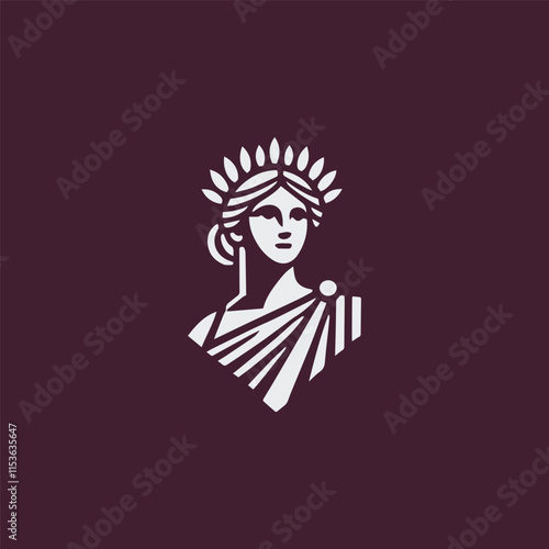 Roman goddess logo