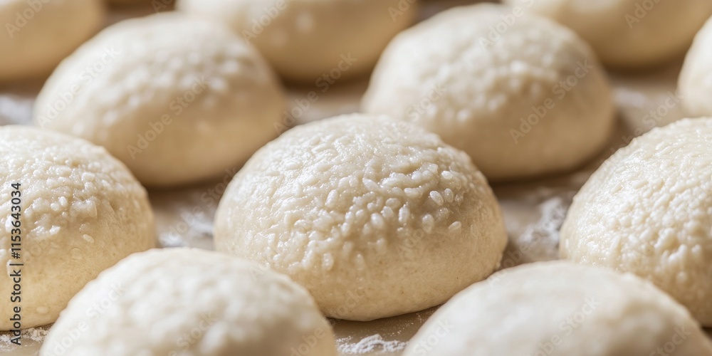 Texture of rice dumpling dough showcasing a selective focus, ideal for highlighting the rice dumpling dough in creative projects, offering ample copy space for your design needs. Texture of rice dumpling dough showcasing a selective focus, ideal for highlighting the rice dumpling dough in creative projects, offering ample copy space for your design needs.