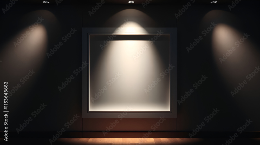 Commercial-quality, high-resolution photo A blank white frame against an interior wall, illuminated by high-contrast, low-key lighting. Vibrant color. Commercial-quality, high-resolution photo A blank white frame against an interior wall, illuminated by high-contrast, low-key lighting. Vibrant color.