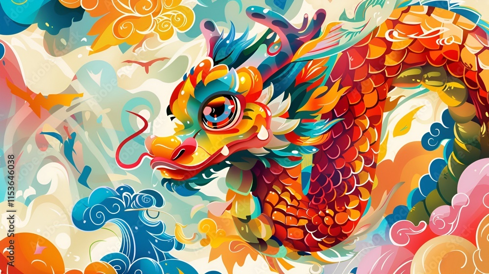 Obraz premium new year 2025 greating card