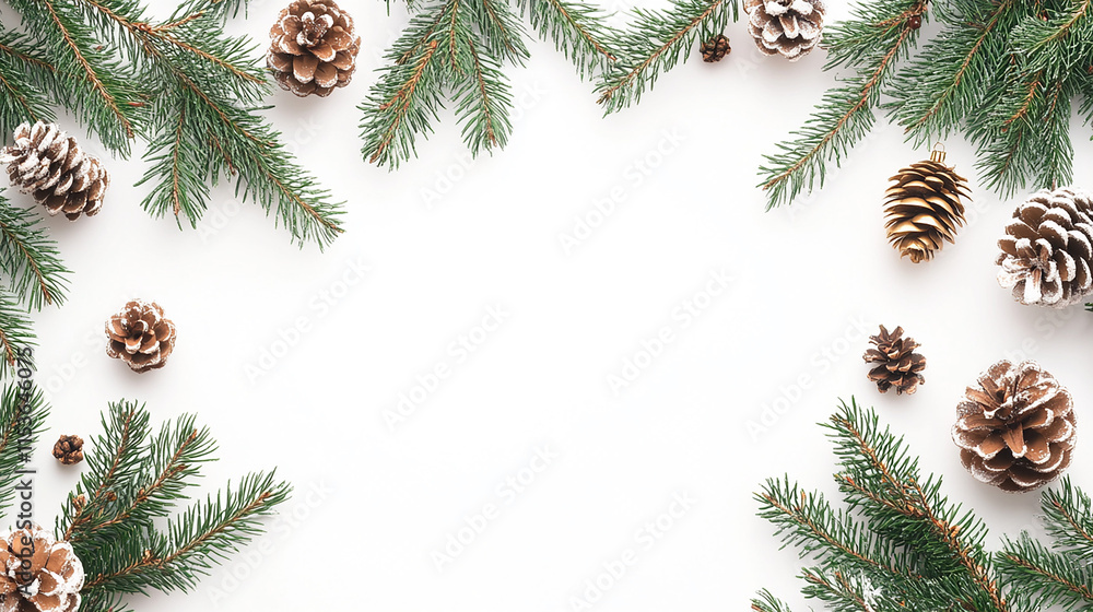 beautiful arrangement of pinecones and evergreen branches, perfect for enhancing your holiday beautiful arrangement of pinecones and evergreen branches, perfect for enhancing your holiday