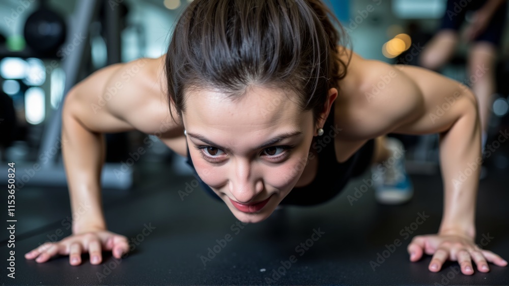 Person engaging in high-intensity interval training at gym, showcasing dedication and commitment to fitness and personal health improvement. Person engaging in high-intensity interval training at gym, showcasing dedication and commitment to fitness and personal health improvement.