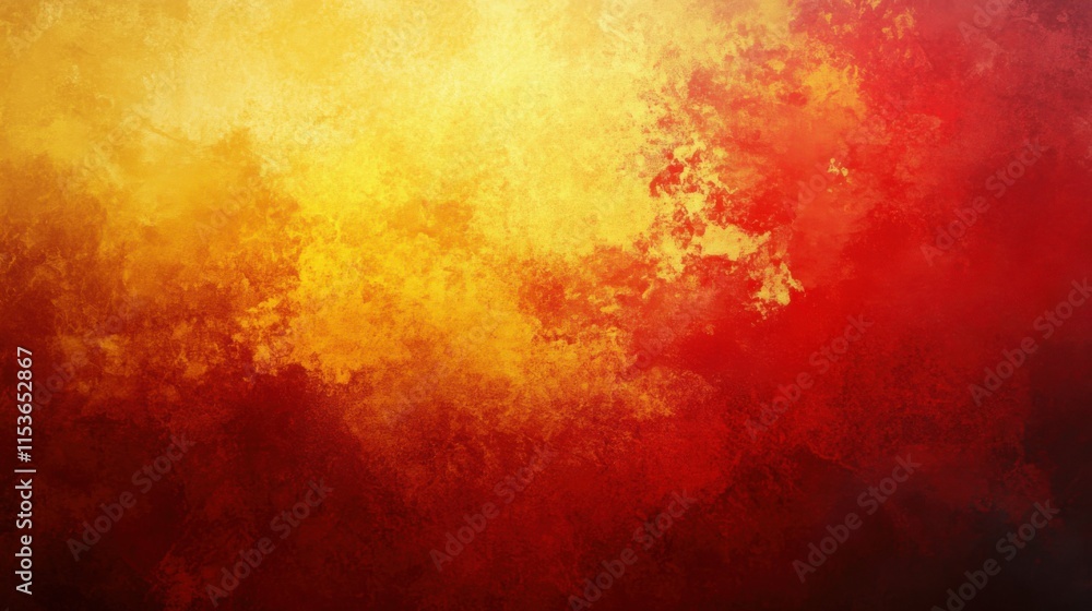 Red and yellow color background with gradient and grain effect Red and yellow color background with gradient and grain effect