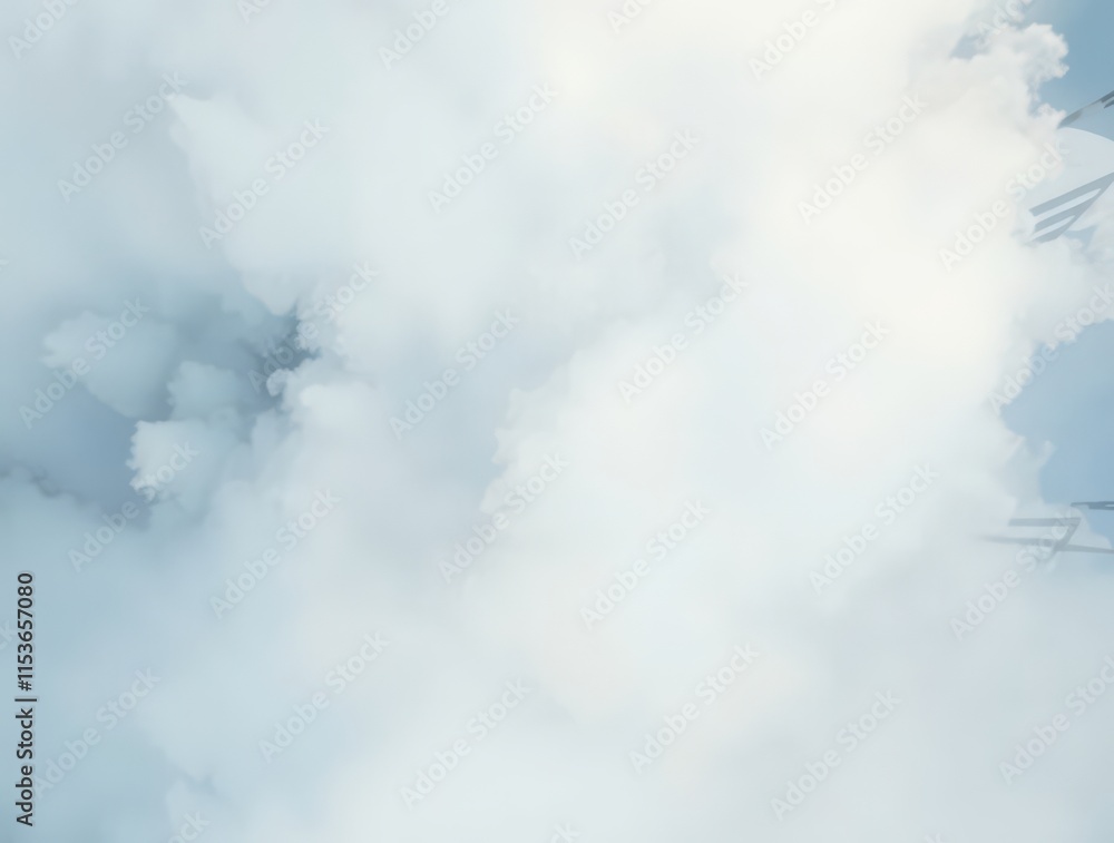 Obraz premium Dreamy Sky: Abstract Cloud Formations