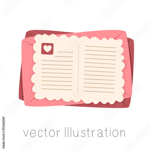 Notepaper and Letters collection Valentine’s Day