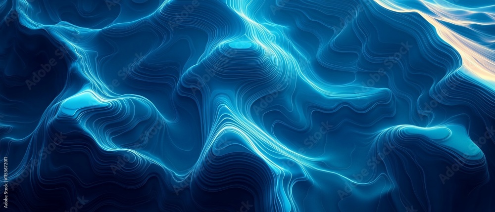 Abstract blue wavy background texture. Abstract blue wavy background texture.